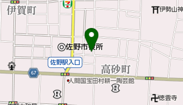 ハリウッド化粧品こえのきの地図画像