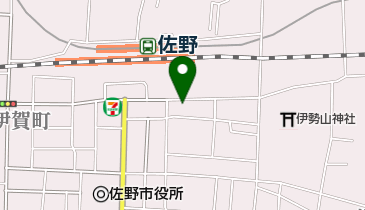 安西食料品店の地図画像