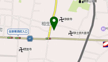 有限会社篠崎商店の地図画像