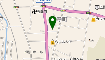 吉成カメラ店の地図画像