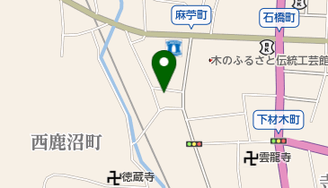 鹿沼キリスト教会福音伝道教団の地図画像