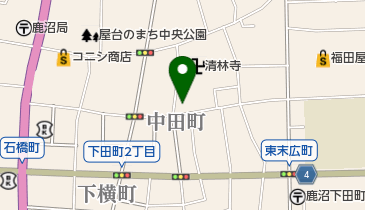 日本キリスト教団 鹿沼教会の地図画像