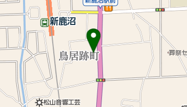 白洋舎クリーニングの地図画像