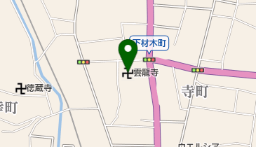 雲龍寺の地図画像