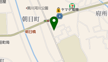 クマクラ理容室の地図画像