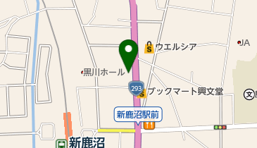 黒子松屋 鹿沼店の地図画像