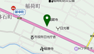 養老乃瀧日光店の地図画像