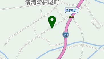 栃木日光材細尾モデルセンターの地図画像