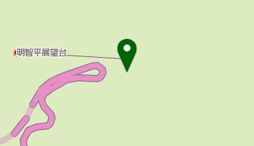 明智平ドライブインの地図画像