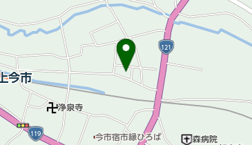 神山美容院の地図画像