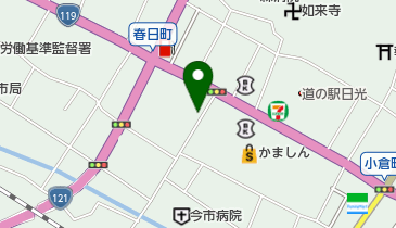 ホシ化粧品店の地図画像