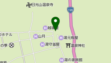 源泉ゆの香の地図画像