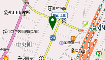 尾崎ガラス店の地図画像