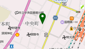 本町自治会公民館の地図画像