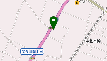 間々田施術院栃木県南オステオパシーセンターの地図画像