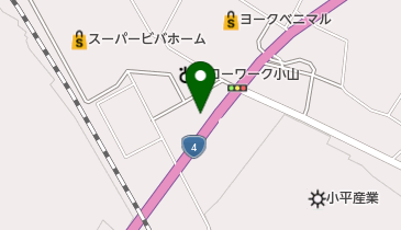 マウイ小山店の地図画像