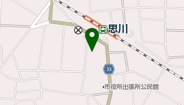 植野油店の地図画像