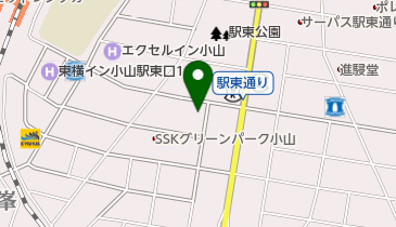 美容室サークル・サークル 小山店の地図画像