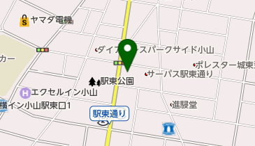 住友生命保険相互会社 小山支社 業務用の地図画像