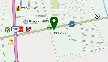 日産プリンス栃木販売株式会社 真岡店の地図画像