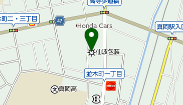 仙波包装株式会社の地図画像