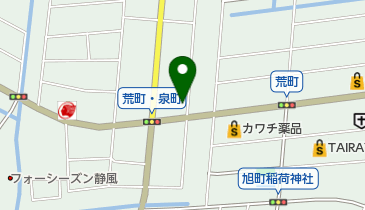 上野精米所の地図画像