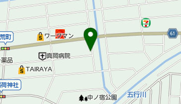 せんば美容室の地図画像