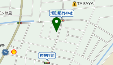 海老澤理容室の地図画像