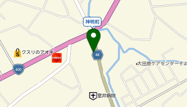 花城園の地図画像