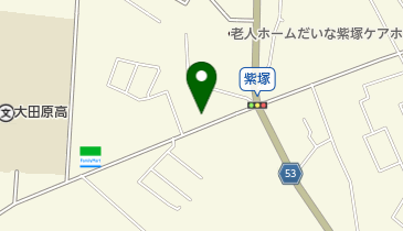 紫塚洋蘭園の地図画像