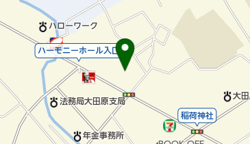 大田原食料品小売協同組合大印市場の地図画像