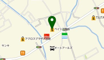 ベイシア電器大田原店の地図画像