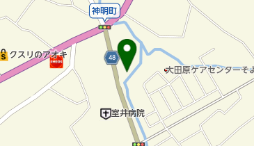 久嶋ふとん店の地図画像