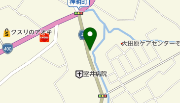 芦野理容所の地図画像