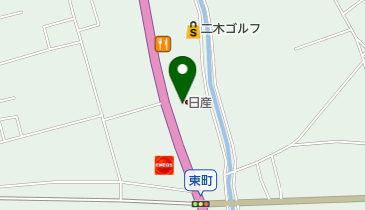 栃木日産自動車販売株式会社 矢板店の地図画像