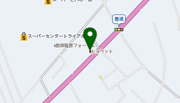 栃木トヨペット株式会社 黒磯店の地図画像