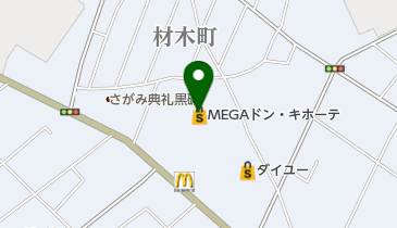 和光メガネ MEGAドン・キホーテ黒磯店の地図画像