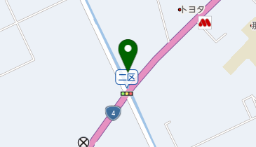 理髪館アクツの地図画像