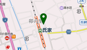 氏家オートの地図画像