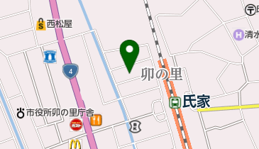 カイロプラクティック氏家療院の地図画像