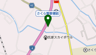 栃木県行政書士会自動車車庫証明申請さくらセンターの地図画像