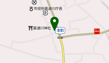 よしみや化粧品店の地図画像