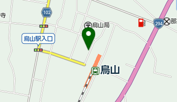 烏山通運株式会社プロパンガスの地図画像