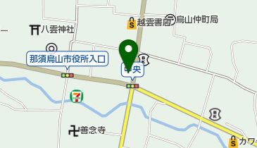 中田屋本店の地図画像