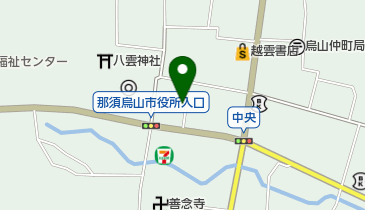 西原クリーニング店の地図画像