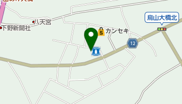 落石美容院の地図画像