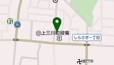 真岡珠算簿記学校上三川分校の地図画像