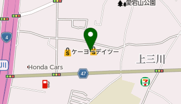 株式会社フレッシュあいカスミ上三川店の地図画像