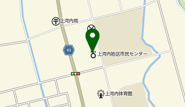 宇都宮市役所 上河内地区自治センターの地図画像