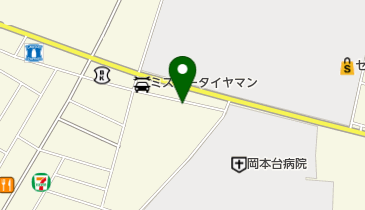 岡本台ゴルフ練習場の地図画像